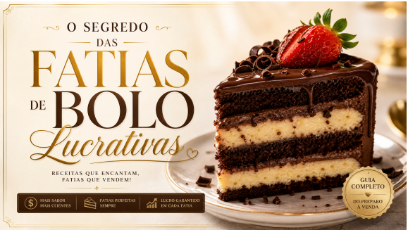 Capa do e-book O Segredo das Fatias de Bolo Lucrativas